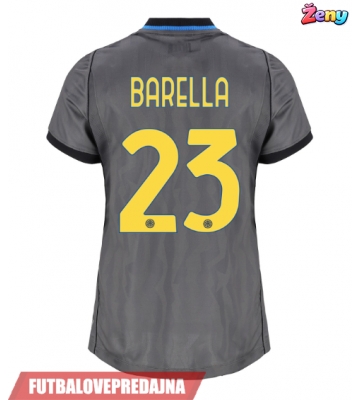 Lacne Ženy Futbalové dres Inter Milan Nicolo Barella #23 2026-27 Krátky Rukáv - Tretina